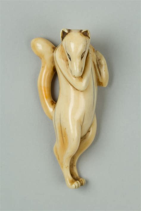 Netsuke of Fox - Japan - Edo period (1615–1868) - The Metropolitan