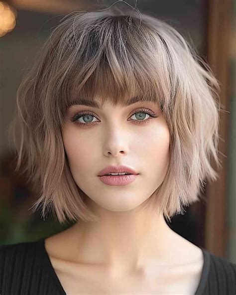 40 Choppy Layered Bobs for Thick Hair to Be Less Poofy | Short hair ...