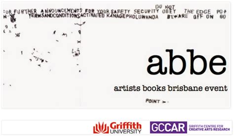 abbe artists books brisbane event  wotwedid