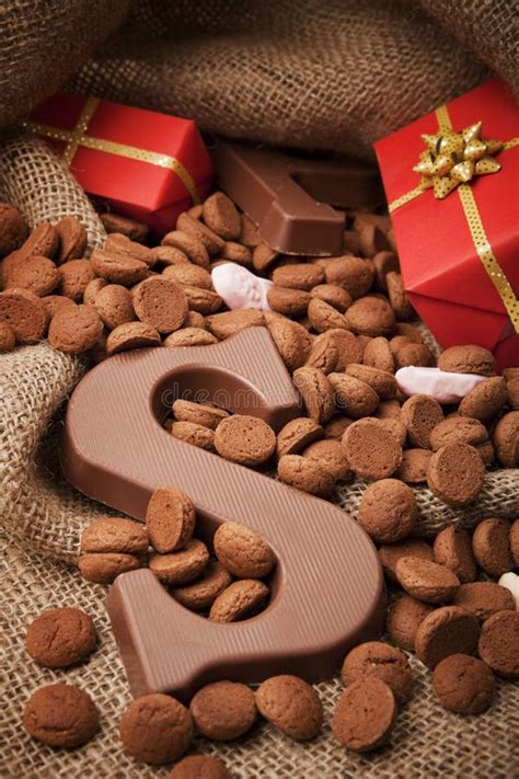 Dutch Sinterklaas Gifts And Candy Stock Image - Image of give, cheerful ...