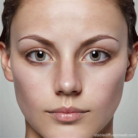 symmetrical face stable diffusion