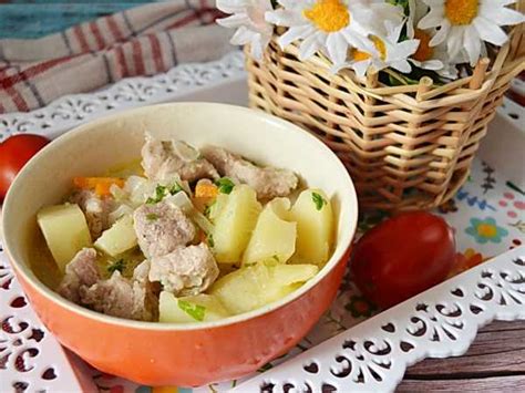 Тушеная картошка с курицей в казане — рецепт с фото