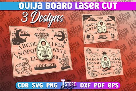 Ouija Board Laser Cut Bundle | Spirit Board SVG | Ouija Design | Laser ...