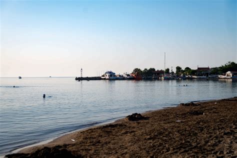 faliraki . Mandomata strand FKK beaches of Faliraki Rhodes Greece