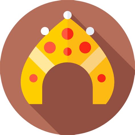 Kokoshnik Flat Circular Flat icon