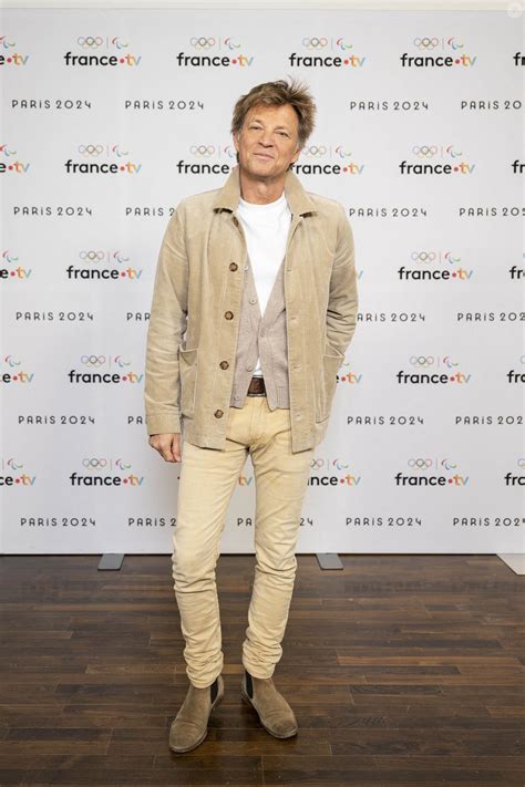 Photo : Laurent Delahousse lors de la présentation des journalistes et