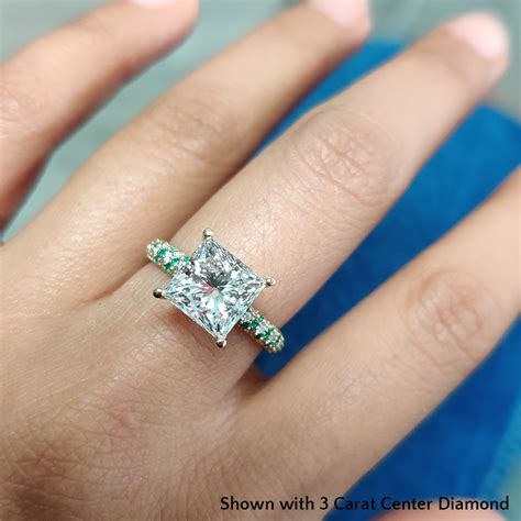 Diamond Princess Cut Rings