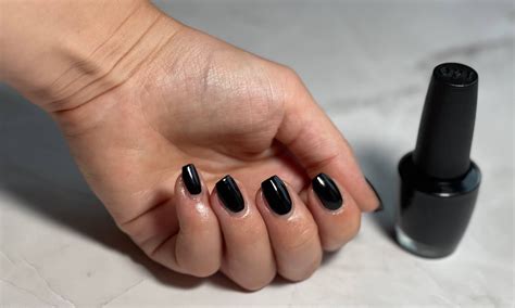 OPI Black Onyx Review (Plus essie licorice Comparison) — Lots of Lacquer