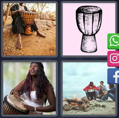 4 Fotos 1 Palabra Tambor Mujer Playa Fogata - Enigma Diario Namibia 6 ...