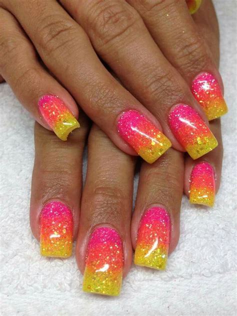 Yellow And Pink Nail Designs - template