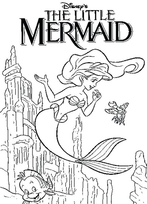 The Little Mermaid 2 Coloring Pages at GetDrawings | Free download