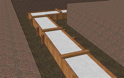 diy concrete footing forms design talk
