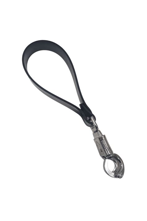 Short Heavy Rubber Leash - Quick release