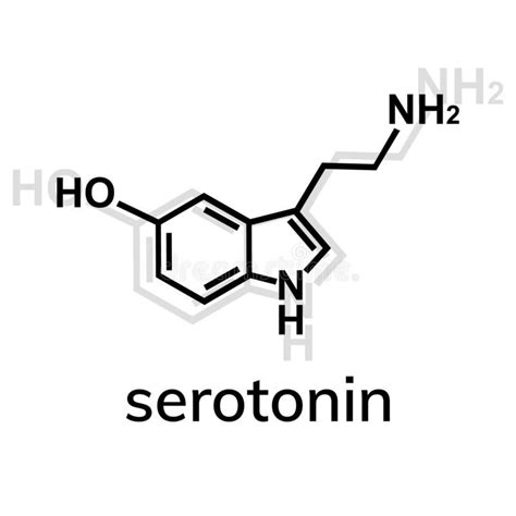 Serotonin vector icon with shadow. On white background , #Sponsored, # ...