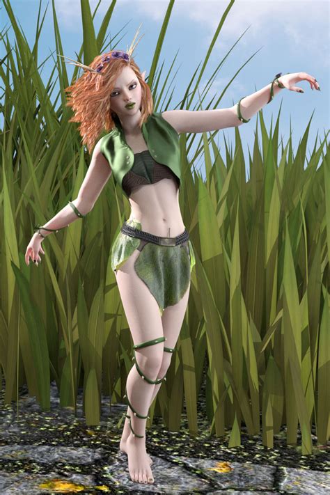 dForce Thorn Dryad Outfit for Genesis 8 Females | Daz 3D