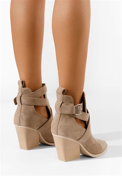 botine de toamna rayana kaki zapatos