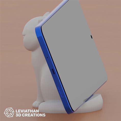 STL file Cute Grumpy Flat Faced Cat Phone Stand 🐱・3D print object to