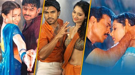 Top 10 Romantic Rain Songs In Telugu | Top Telugu Love Songs to Enjoy ...