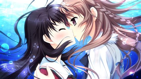 Yuri Anime Wallpapers Kiss - Wallpaper Cave