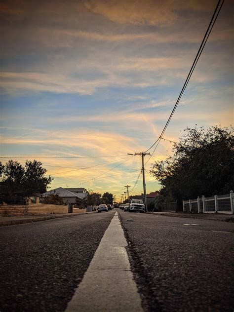 Quiet streets on a quiet night. : melbourne
