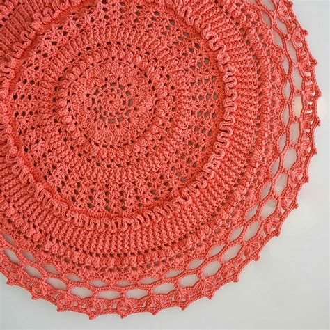 Коралловая салфетка крючком. Схемы — Paradosik Handmade — вязание для ...