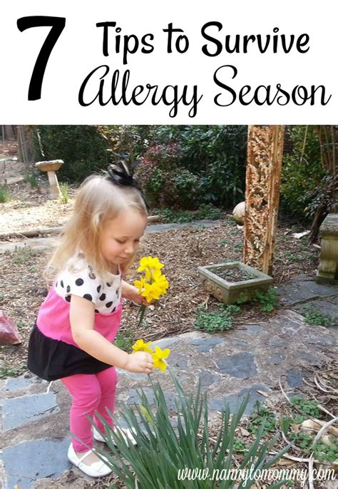 7 Tips to Survive Allergy Season - Nanny to Mommy