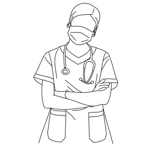 Future nurse drawing | Nurses cap drawing, Nursing sketch