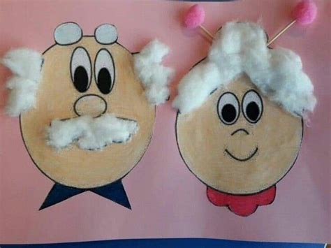 👴👵Бабушки, дедушки.👍 Поделки с шаблонами👇 | OK.RU | Занятия для ...