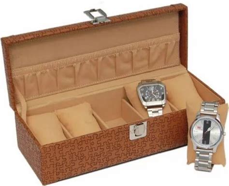 Brown Wooden Mens Watch Case, For Home at Rs 650/piece in Ghaziabad ...