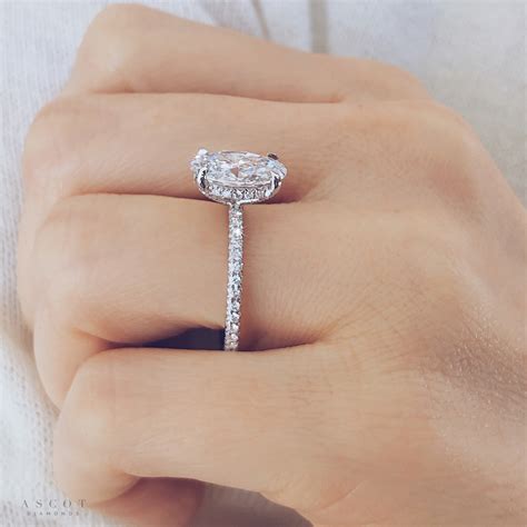signet ring engagement oval cut 7