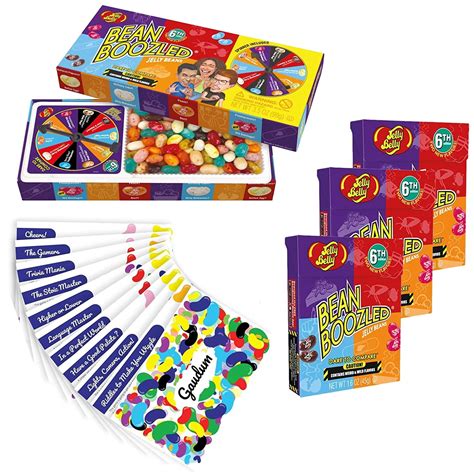 Bean Boozled Game Set: New Edition + 3 Refills + 10 Jelly Bean Game