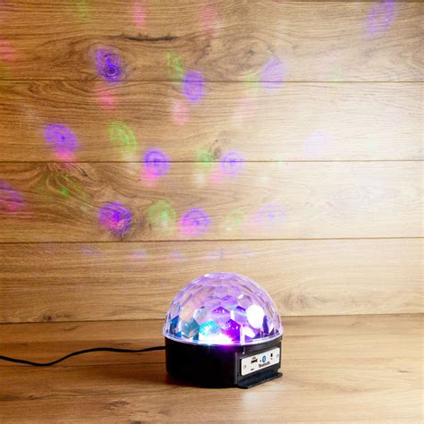 Лампа светодиодная "Диско-шар" 6Вт 6LED RGB 230В IP20 с пультом ДУ и ...