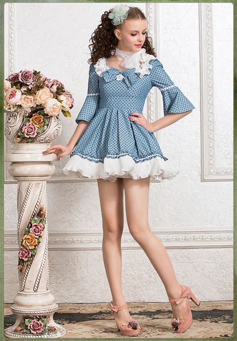 Женское платье Flowerscoming exl006 | Лолита, Платья, Короткие летние ...