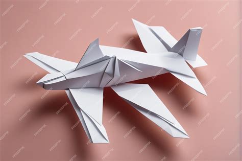 Premium AI Image | Beautiful Airplane paper origami crafts