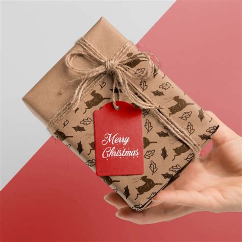 premium psd close  hand holding box