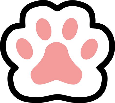 Cat Paw Logo Cat Paw Clipart Clip Art Library Paw Print Clip Art ...