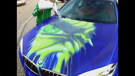 Lack-Zauberei: Auto wechselt in Sekundenschnelle die Farbe - nur durch ...