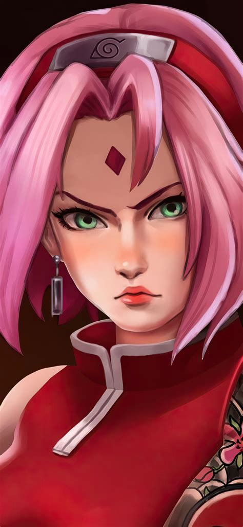 1242x2688 Sakura Haruno From Naruto 4k Iphone XS MAX HD 4k Wallpapers
