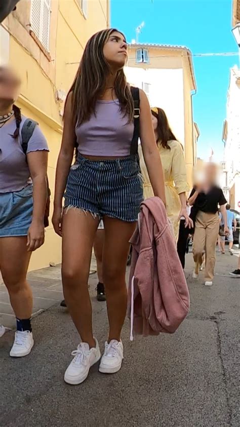 From soft to hard nips - braless teen in shorts - booty - Forum