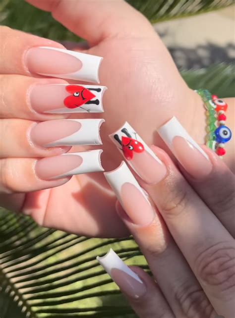 Bad bunny nails | Nails, Bunny nails, Acrylic nails