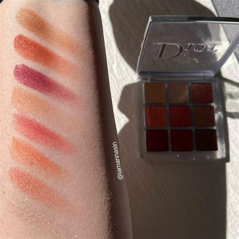 Живые свотчи новой палетки для глаз Dior Backstage Eye Palette 007 ...