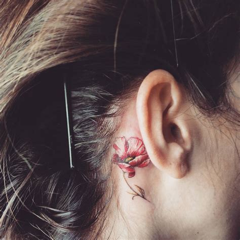 15 Tiny Ear Tattoos That Are Even Better Than Piercings | Allure