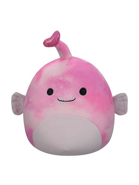 Плюшена играчка Squishmallows Розовата риба Морски дявол Су, 20 см ...