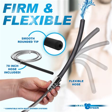 EZ-Flow Silicone Shower Enema Set - Spank XO