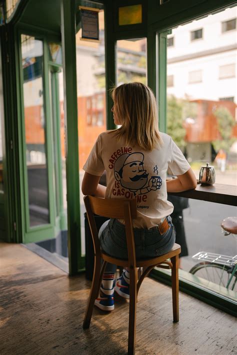 Caffeine is gasoline unisex cycling T-shirt | Apparel for cyclists and