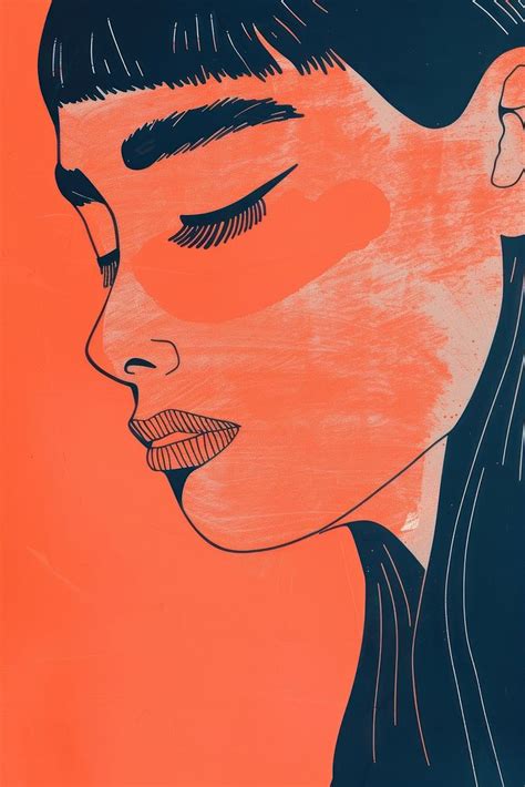 Sadness person illustrated painting. | Free Photo Illustration - rawpixel