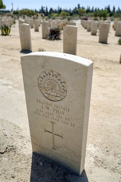 El Alamein War Cemetery at Alamein in Egypt. Editorial Photography - Image of tourism ...