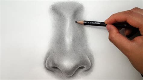 draw  nose easy youtube