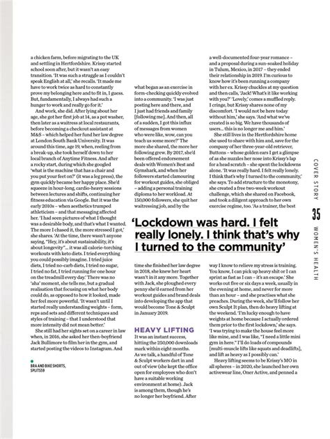 Krissy Cela - Women's Health UK June 2021 Issue • CelebMafia