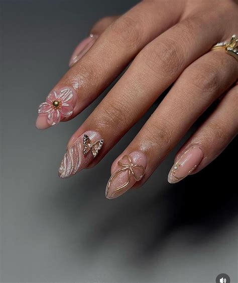 Pin by QueenYvette016 on Nails | Flower nails, Gel nails, Short acrylic ...